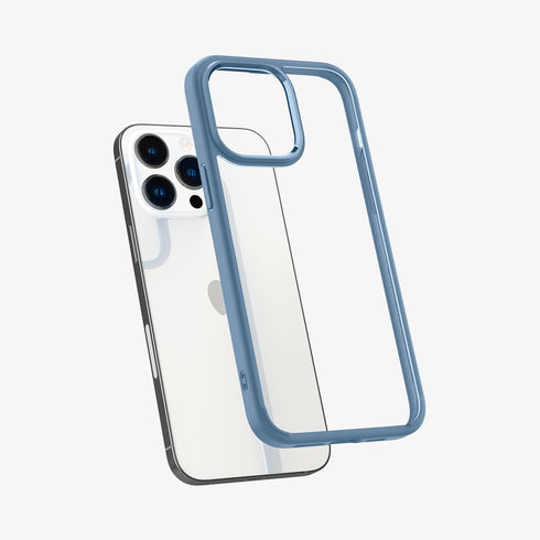 ACS04816 - iPhone 14 Pro Max Case Ultra Hybrid in crystal clear showing the back